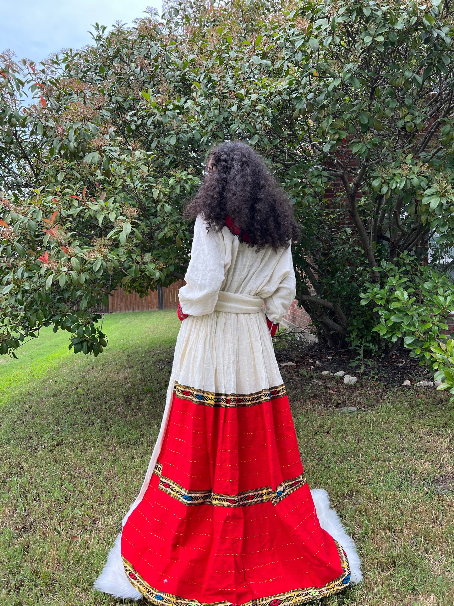 Ethiopian Wollo Signature Tiftif Fetil Dress