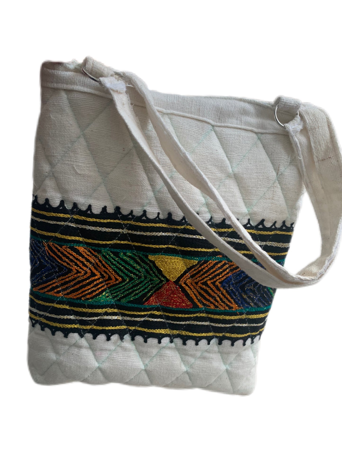 Ethiopian Gonderigna Design Women Cotton Shoulder Handbag