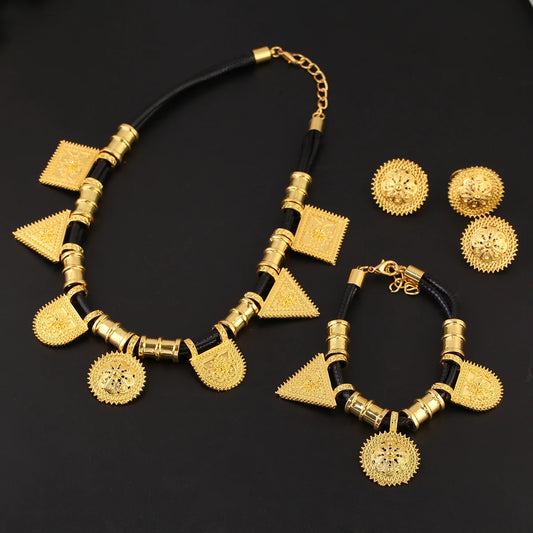 TELSUM Charms • Amhara Ethiopian Traditional Jewelry Set